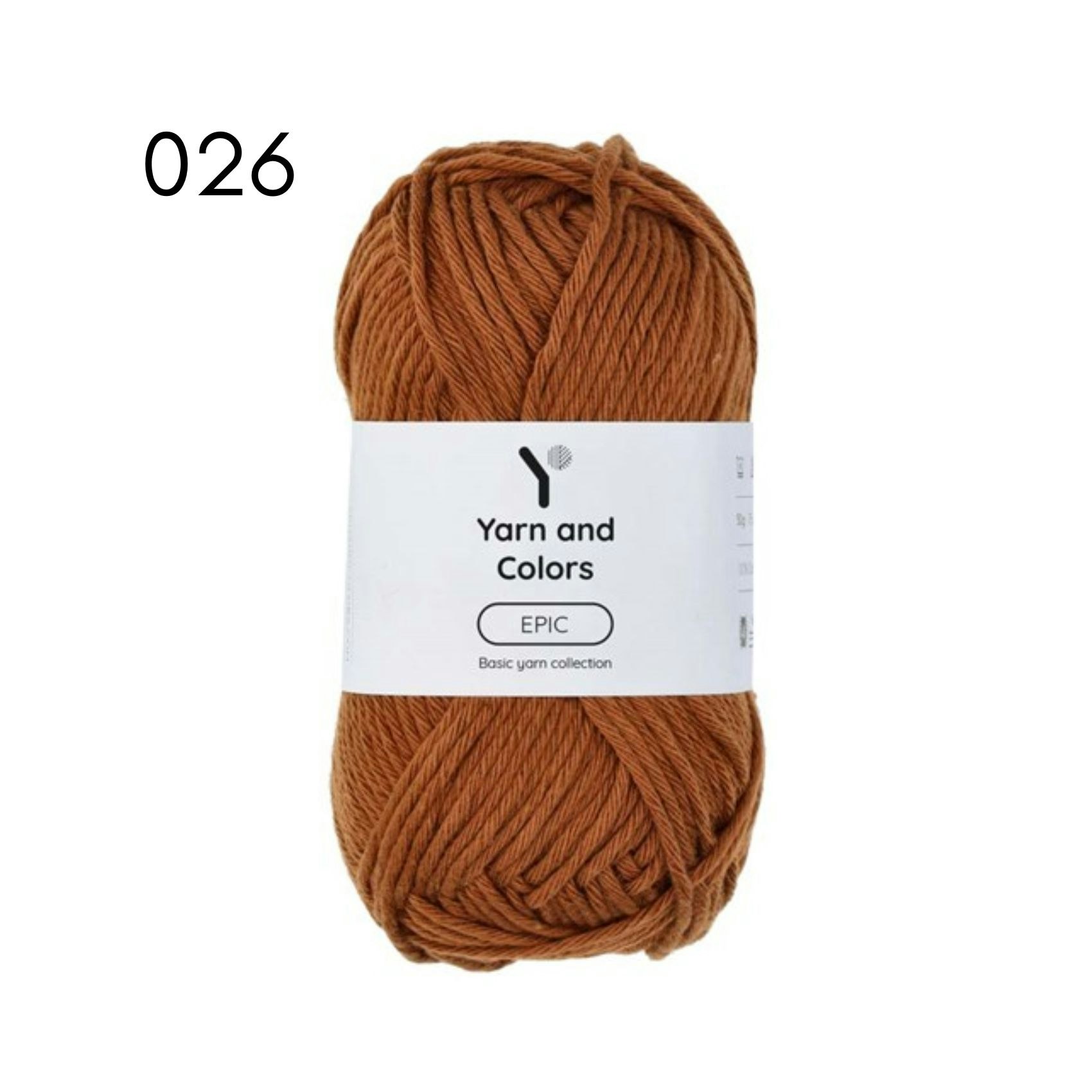 Yarn and colors - EPIC 8/8 bomullsgarn