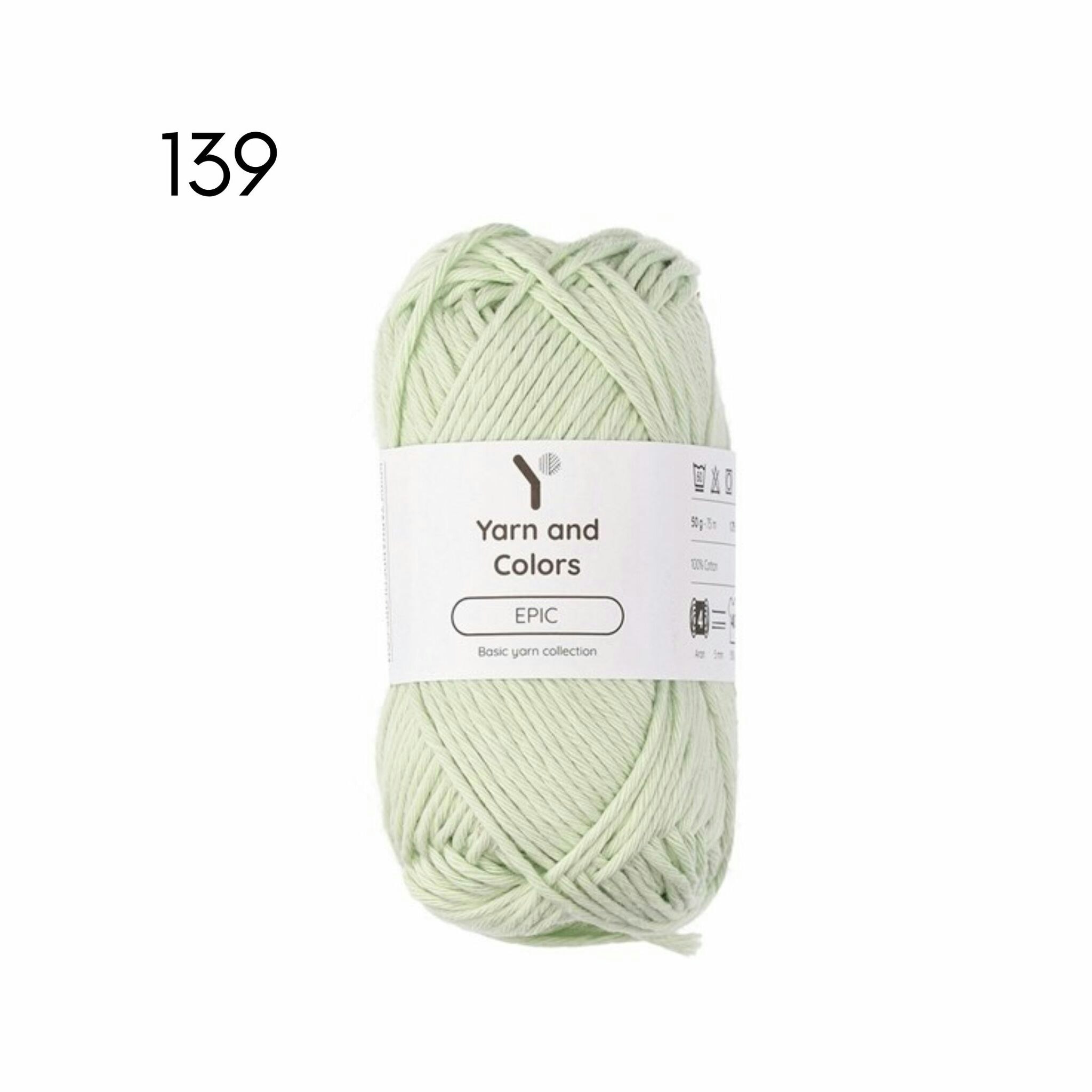 Yarn and colors - EPIC 8/8 bomullsgarn