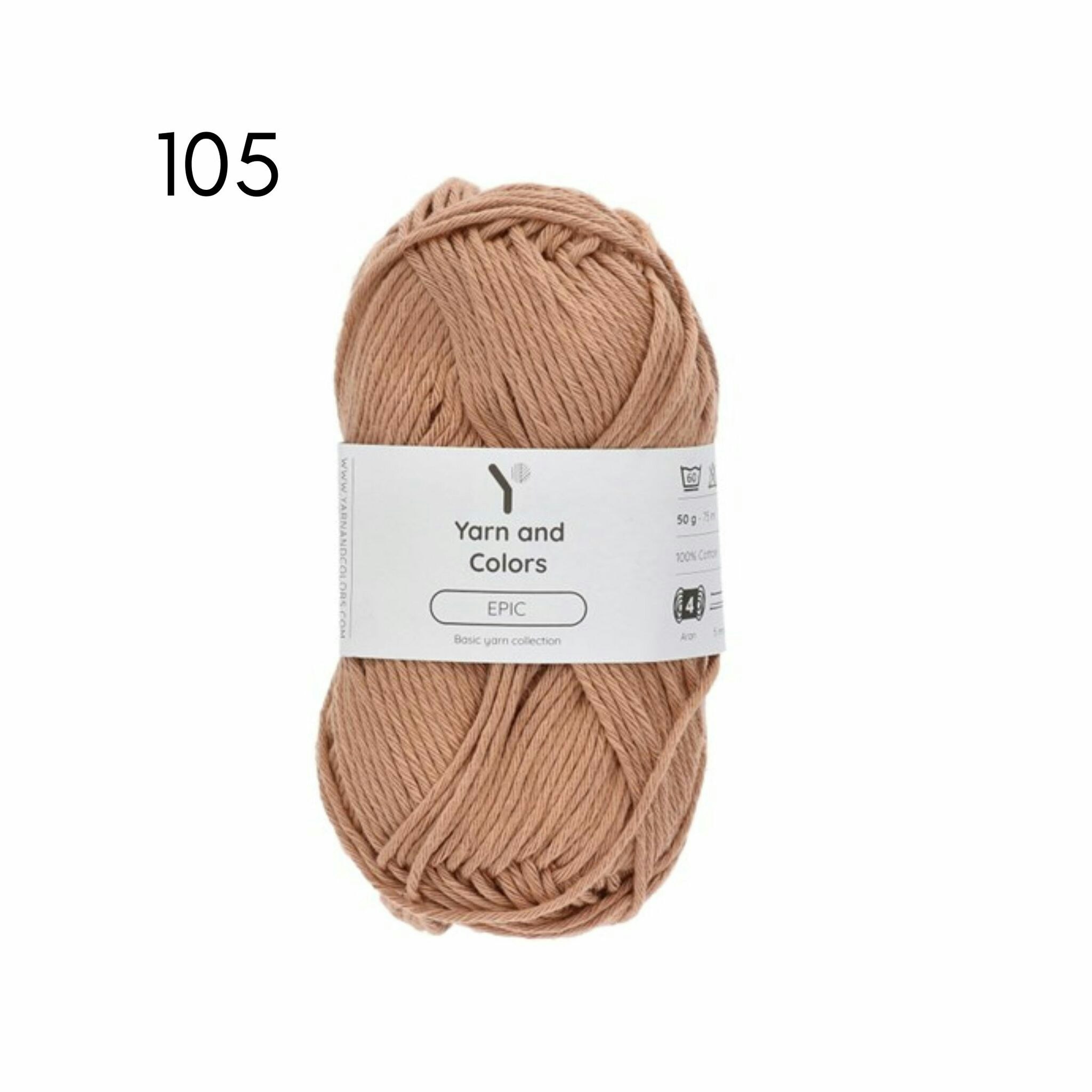 Yarn and colors - EPIC 8/8 bomullsgarn