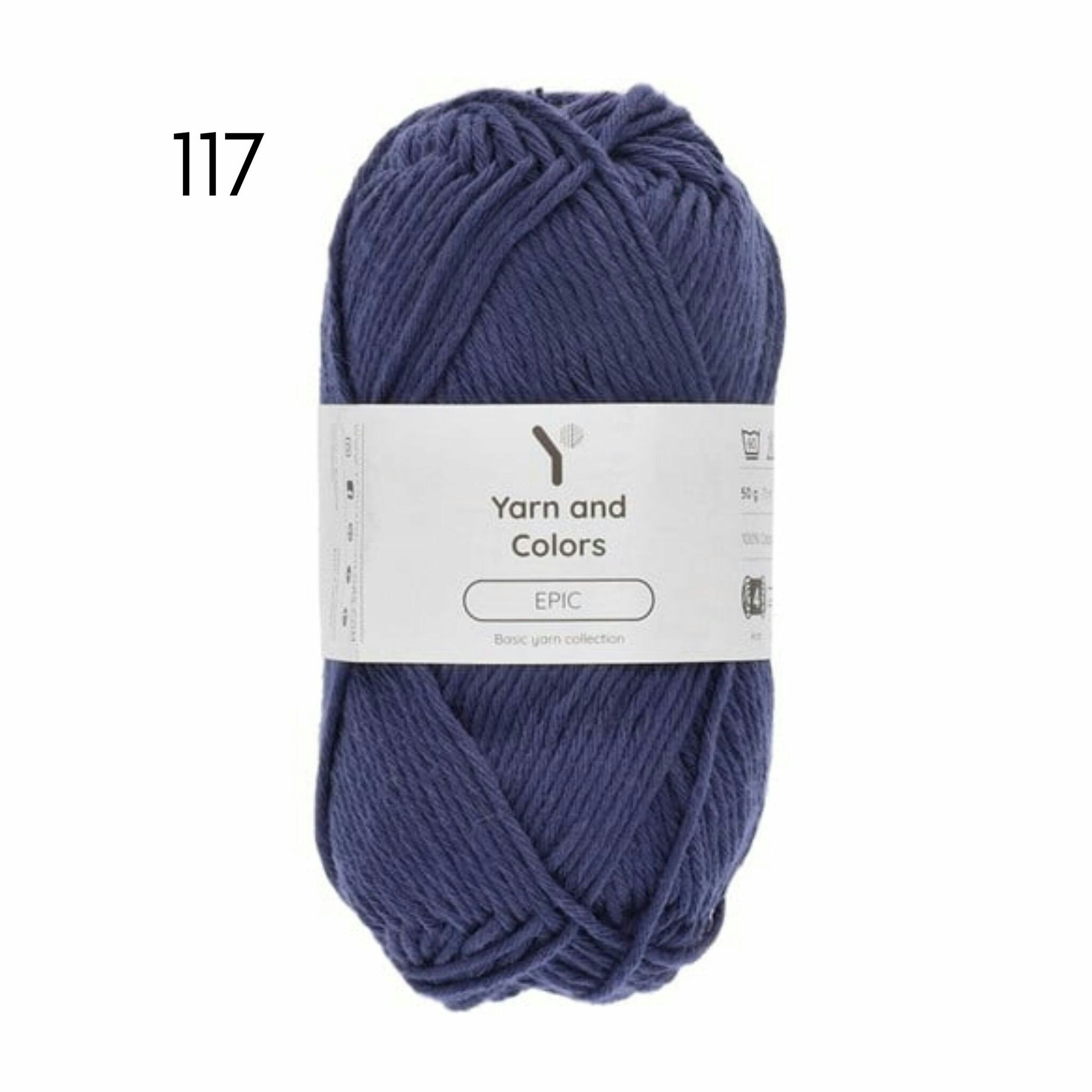 Yarn and colors - EPIC 8/8 bomullsgarn