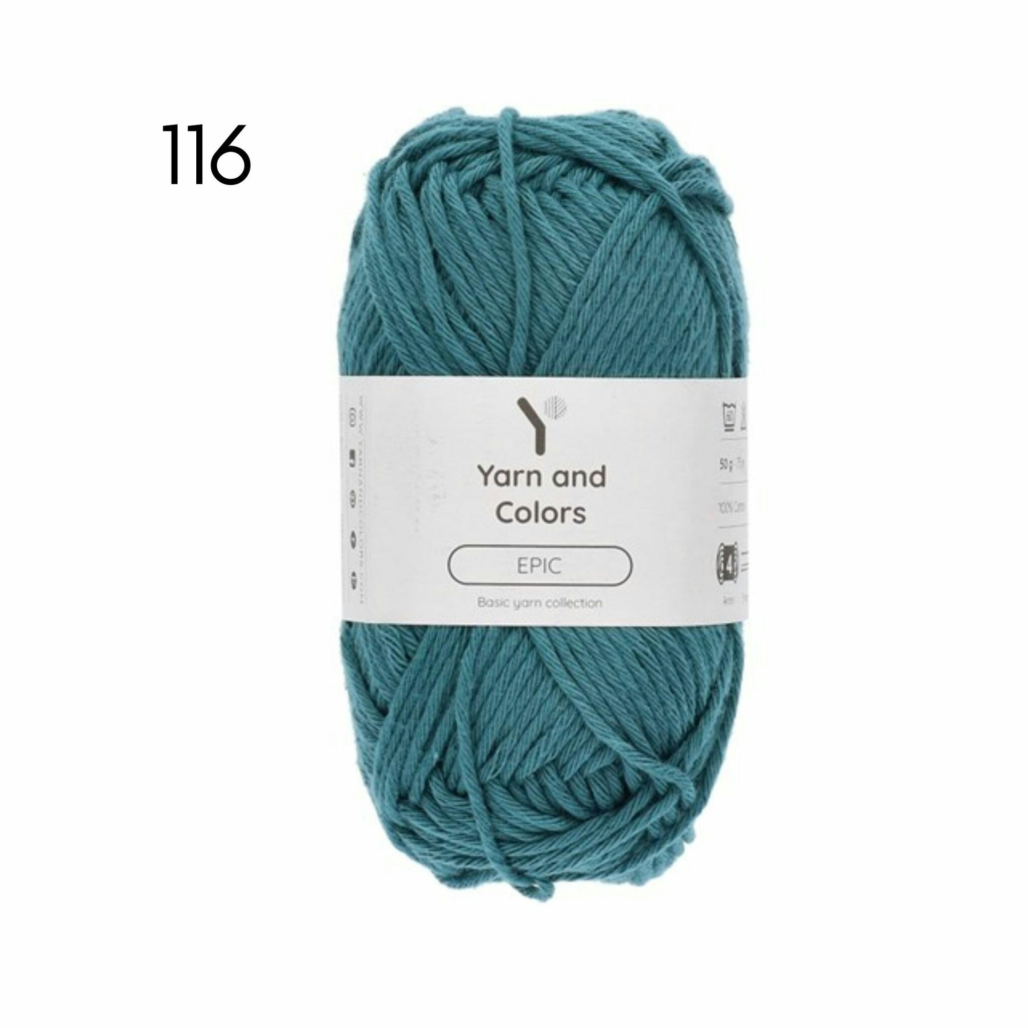 Yarn and colors - EPIC 8/8 bomullsgarn