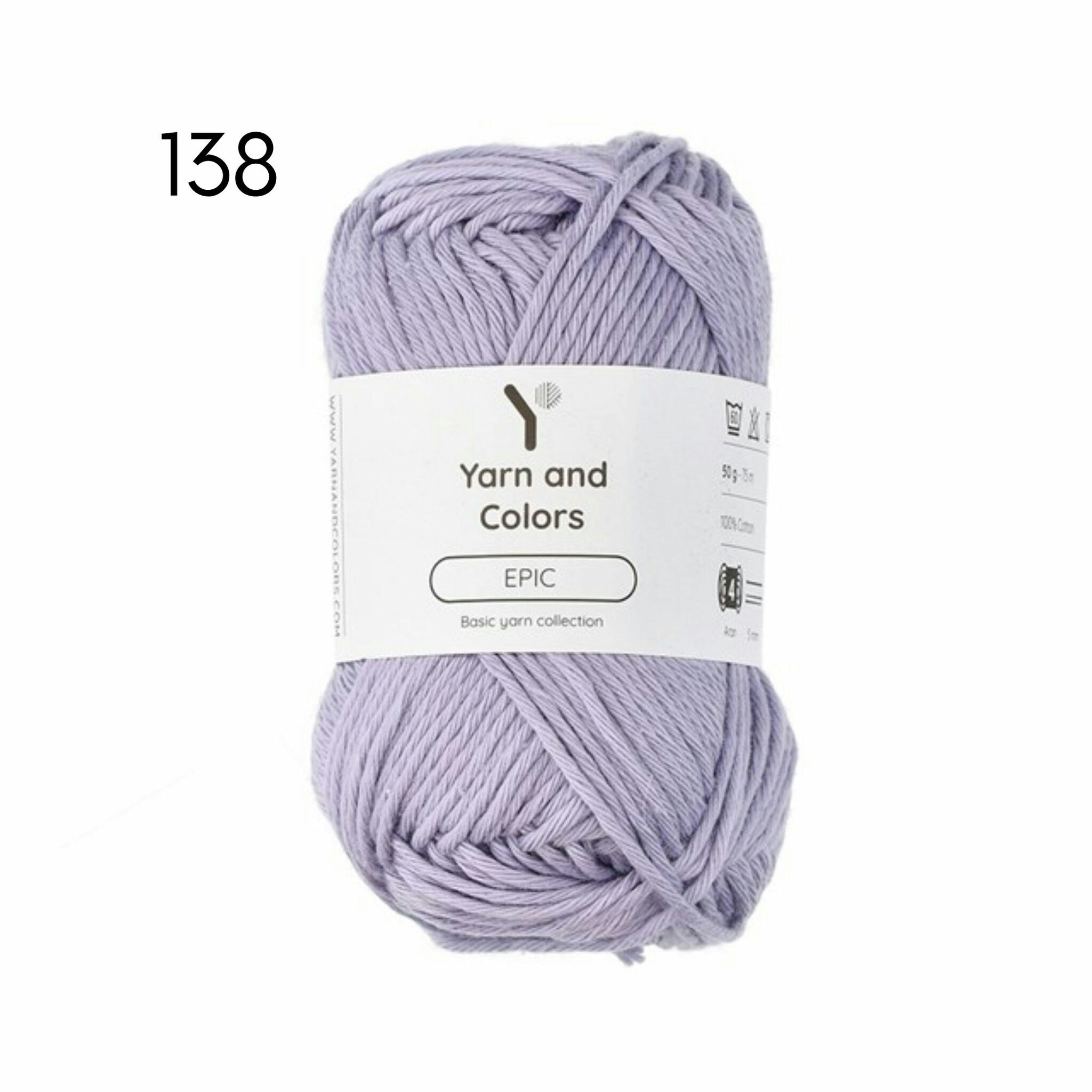 Yarn and colors - EPIC 8/8 bomullsgarn