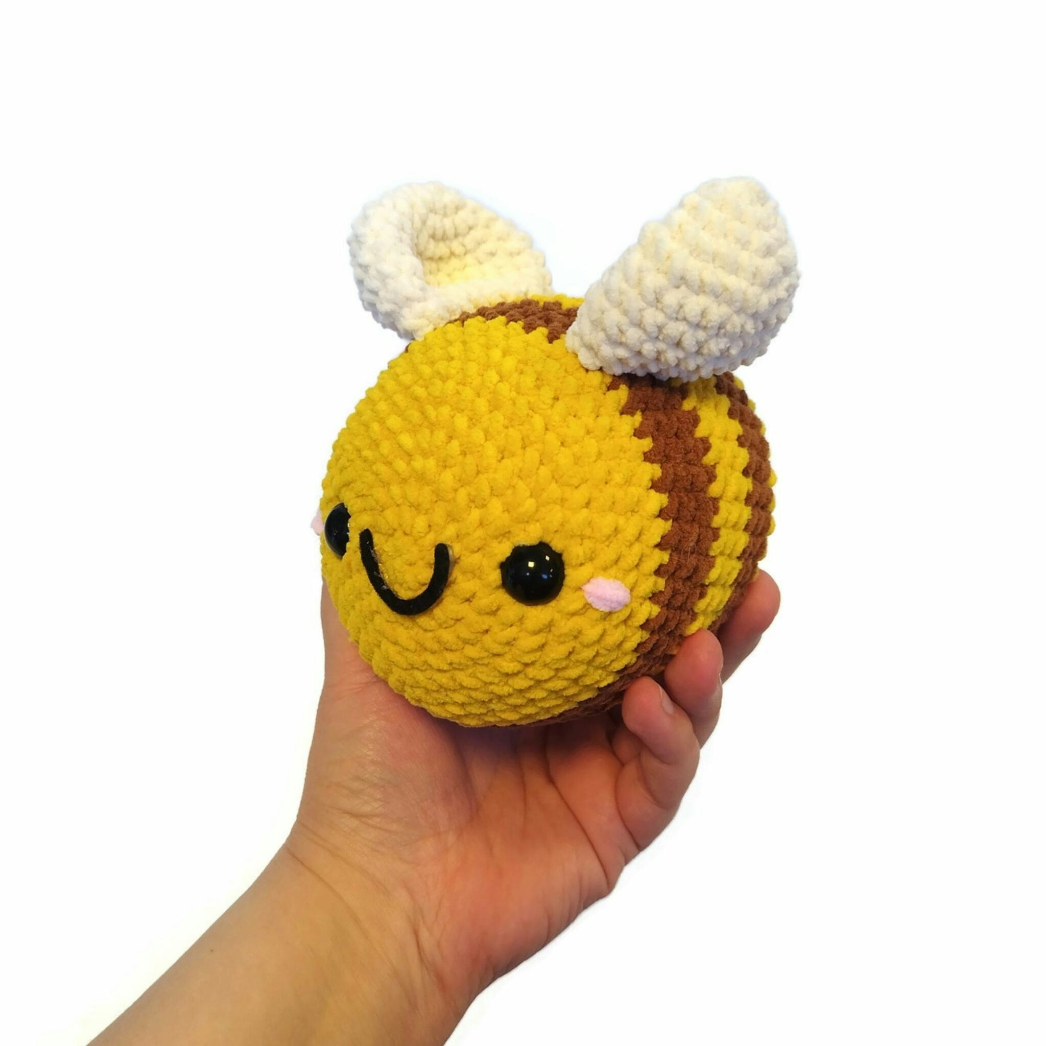 DIY Kit Jelly Bi Original• Virkset gosedjur • Skapa ditt eget bi • Crochetbykim