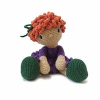 DIY kit Orange Astrid • Doll • Virkset docka • Virka din egen docka • Crochetbykim