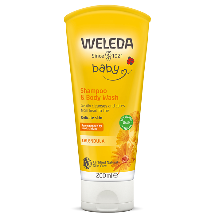 Weleda Calendula Shampoo & Body Wash 200ml