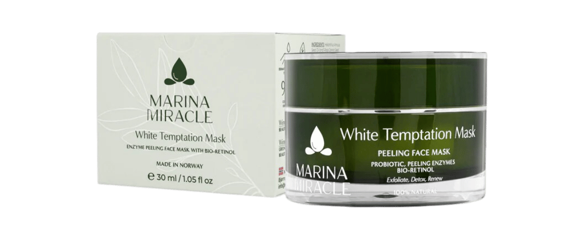 Detox-leirmaske med bio-retinol, hvit leire og enzymer som renser i dybden og gir en jevn, strålende hud.