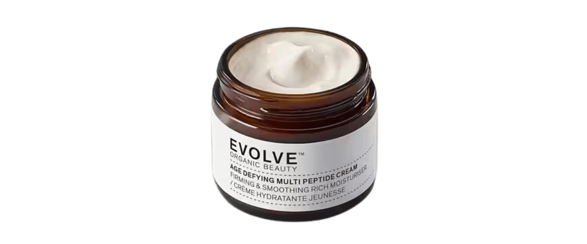 Evolve Age Defying Multi Peptide Cream – Økologisk fuktighetskrem med anti-age effekt for moden og tørr hud.