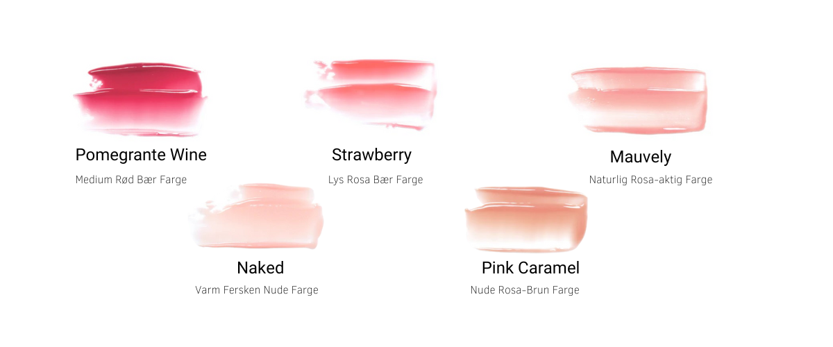 100% Pure Lip Gloss – Vegansk lipgloss med fruktekstrakter som gir glans, fukt og naturlig farge i 5 nydelige nyanser.