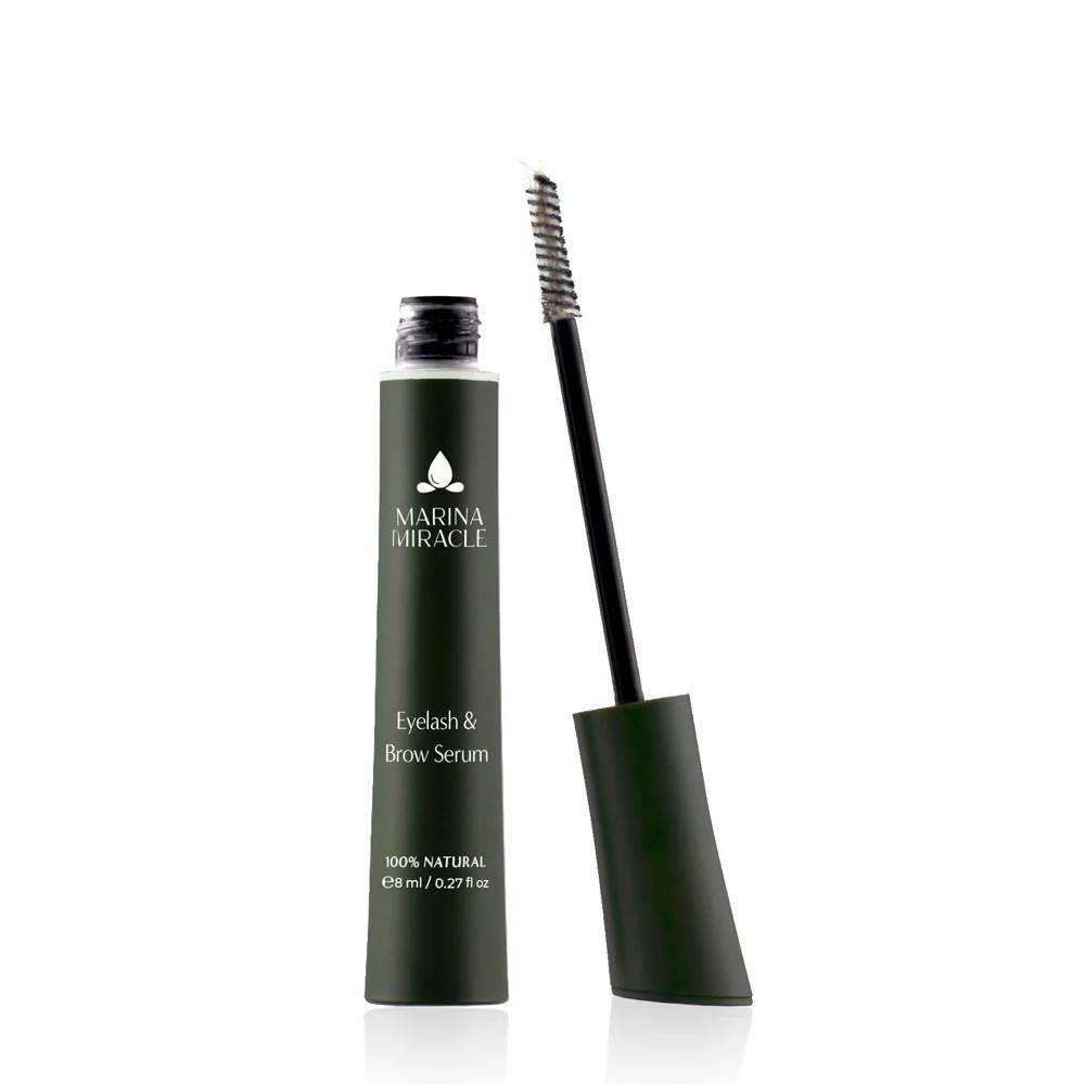 Marina Miracle Eyelash & Brow Serum – Naturlig serum som styrker og gir lengre, fyldigere vipper og bryn. Trygt for sensitive øyne.