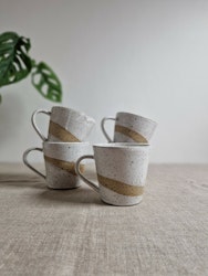 Mugg - vit/linne