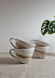 Temugg - vit/linne