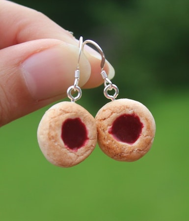 Earrings, Jam Cookies