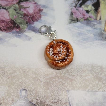 ORDER Necklace Charm, Cinnamon Bun