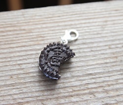 Necklace pendant. Biscuits, oreo inspired