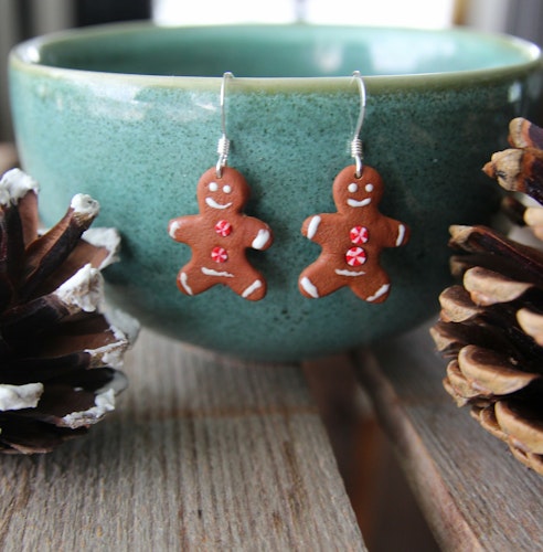 Örhängen, pepparkaksgubbar