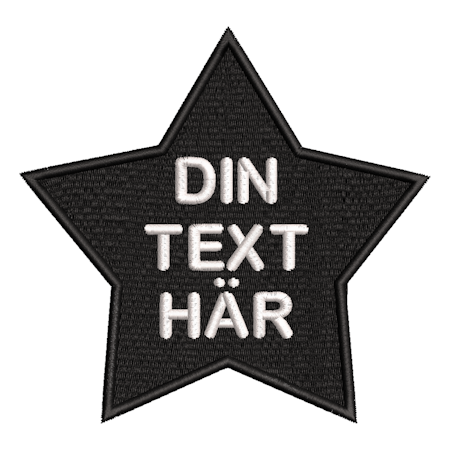 Egen Designad Patch - Stjärna