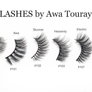 FÄRG MAKEUP False Lashes By Awa Touray