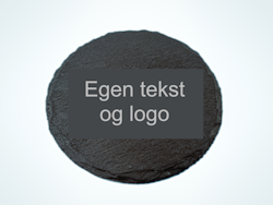 Drikkeunderlag med din tekst/logo