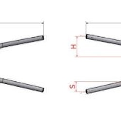 Neken KXF/CRF svart  22mm