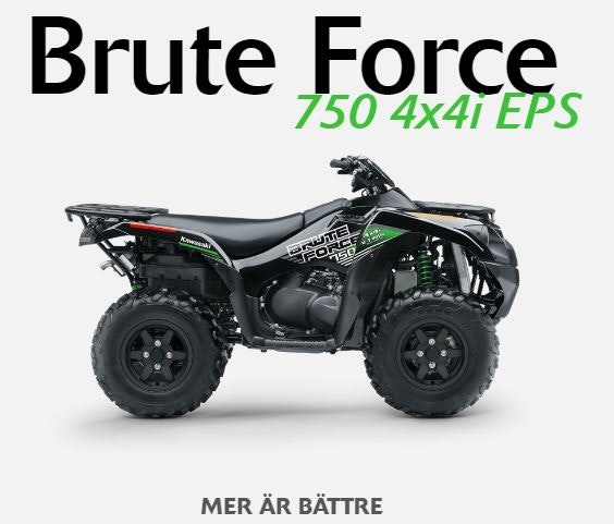 Brute Force 750 4x4 i EPS detta fordon kan leasas. Kampanj på lager maskiner