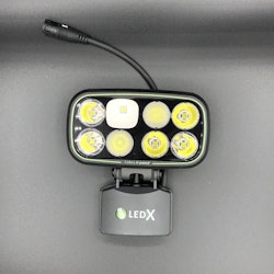LEDX Hjälmlampa enduro kit