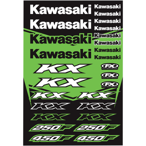 Klistermärken  Ark Kawasaki KX