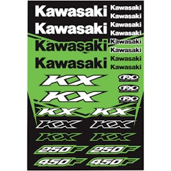 Klistermärken  Ark Kawasaki KX