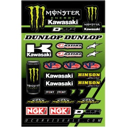 Klistermärken Monster Energy Kawasaki
