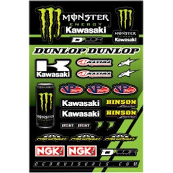 Klistermärken Monster Energy Kawasaki