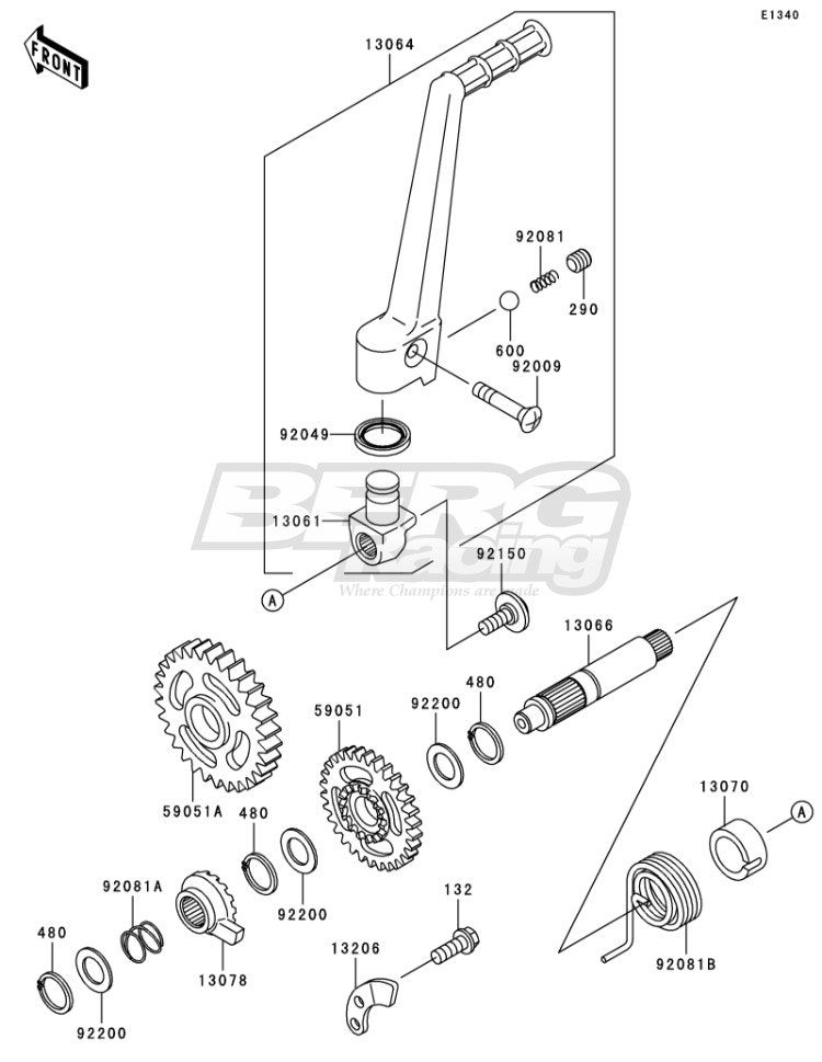 GUIDE,KICK SPRING