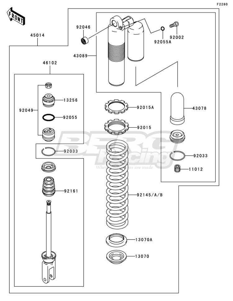 CYLINDER-SHOCKABSORBER,GOLD