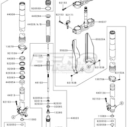 SPRING-FRONT FORK,K=4.1N/MM