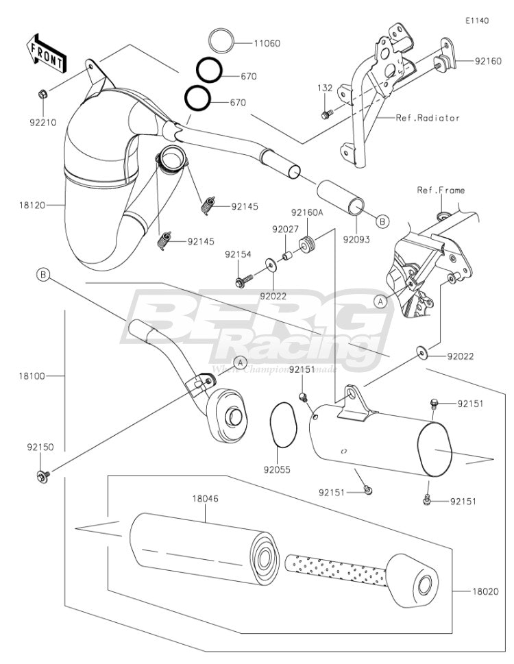 DAMPER,MUFFLER,FR