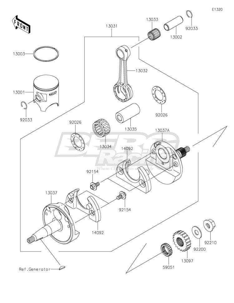 BEARING-BIG END,SKTZ 222916EGS