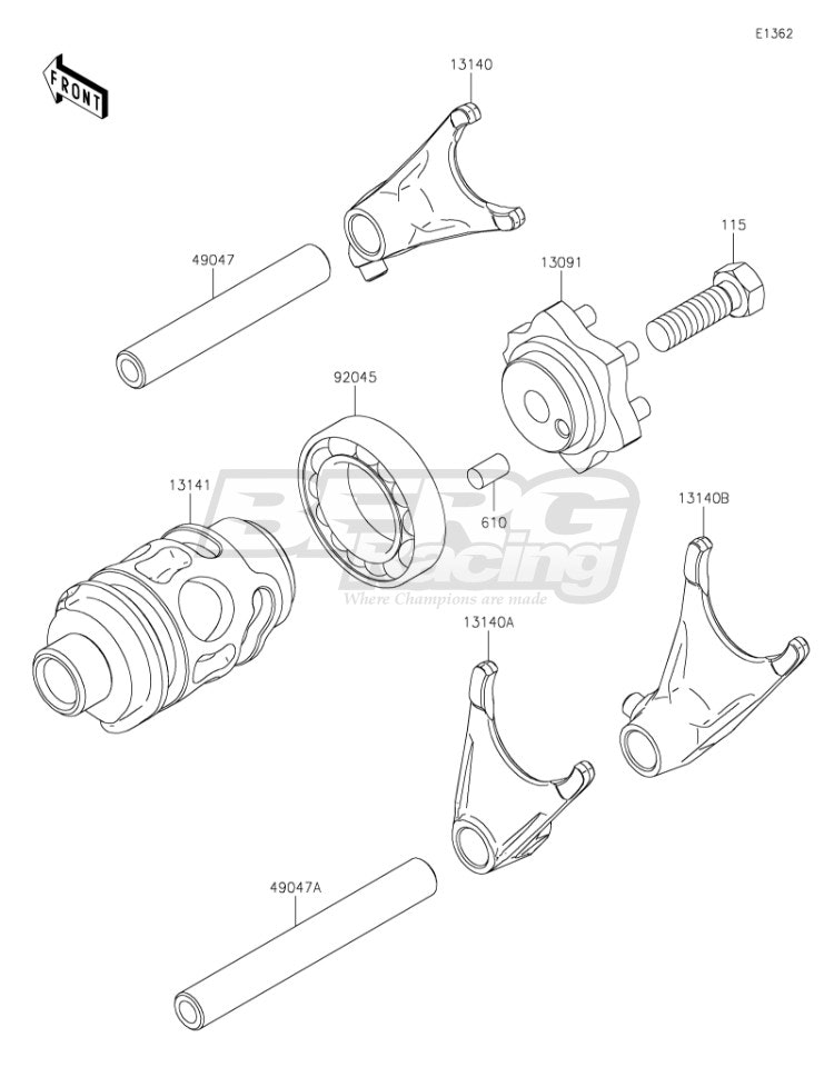 HOLDER,CHANGE DRUM