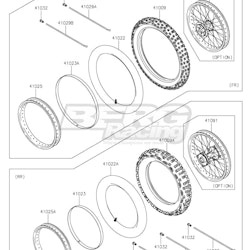 TIRE,RR,90/100-14,MX51(D)