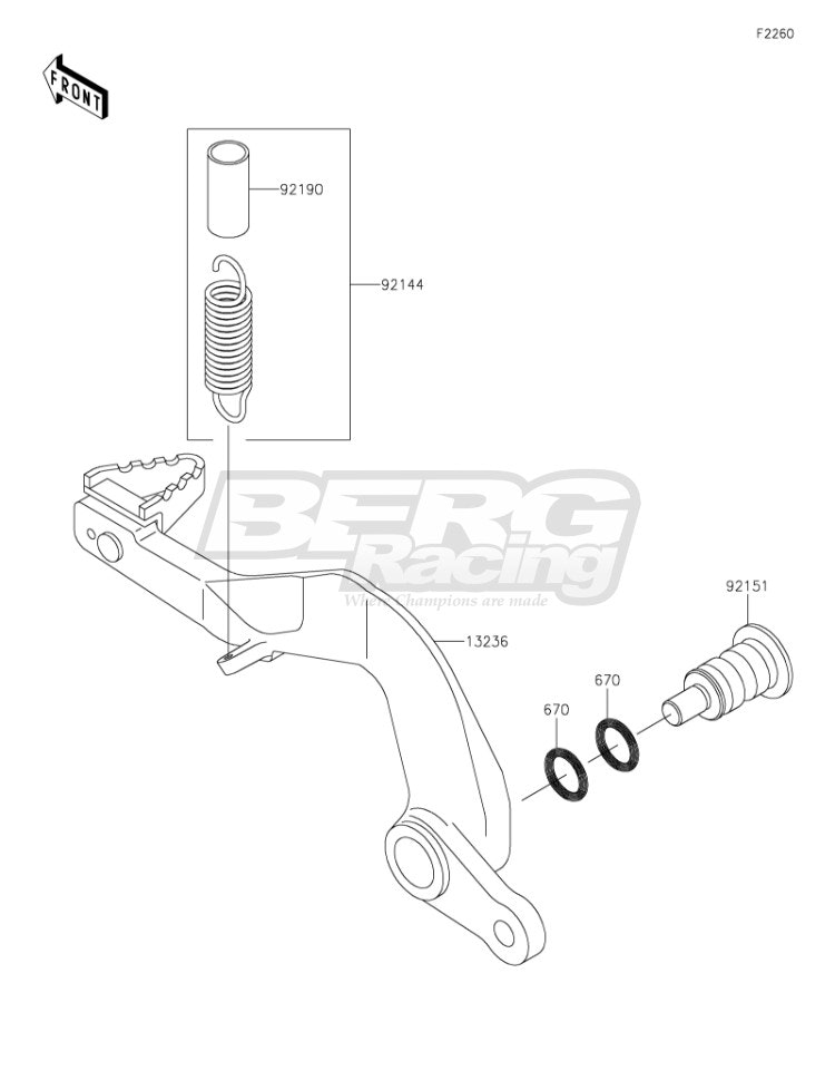 LEVER-COMP,BRAKE PEDAL,ALUM.