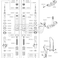 DAMPER-ASSY,FORK,LH,SILVER