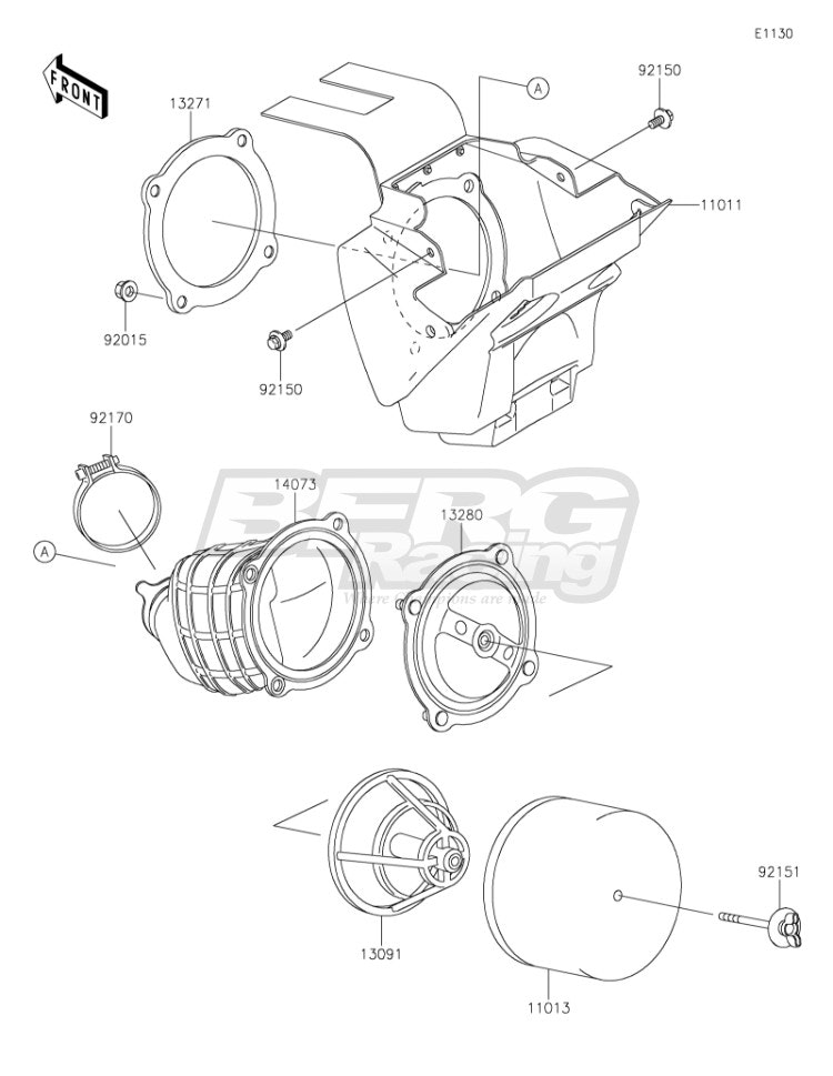 HOLDER,AIR FILTER ELEMENT