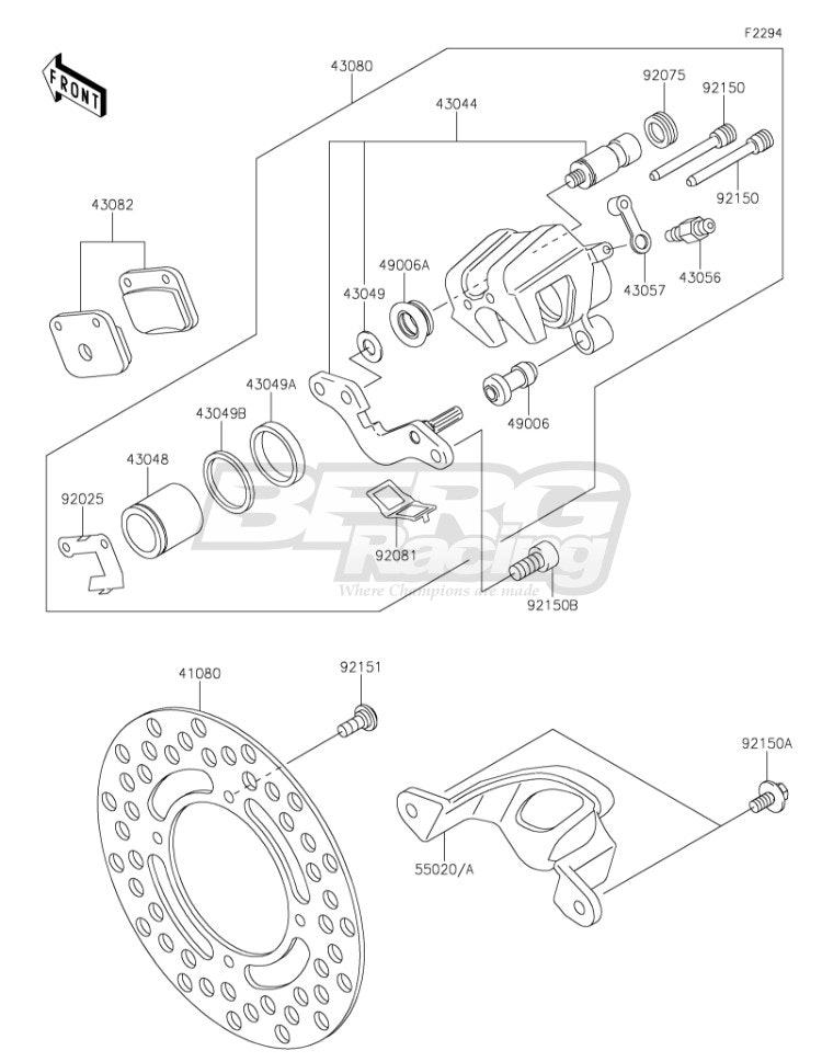 GUARD,REAR CALIPER,BLACK