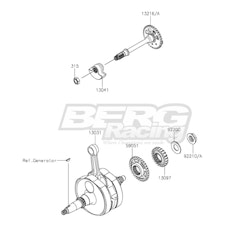 GEAR-PRIMARY SPUR,22T