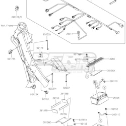 HOLDER,BATTERY COVER