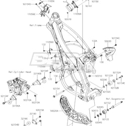 BRACKET-ENGINE,UPP,LH