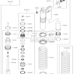 SPRING,REAR SHOCK,K=50N/MM,BLK