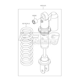 SHOCKABSORBER,L.GREEN