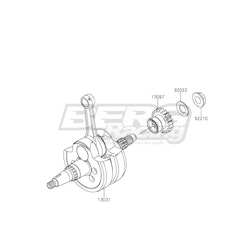 GEAR-PRIMARY SPUR,20T