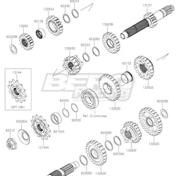 GEAR,OUTPUT 5TH,23T