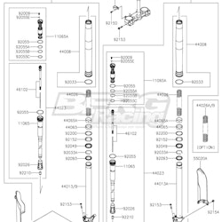 SPRING-FRONT FORK,K=4.6N/MM