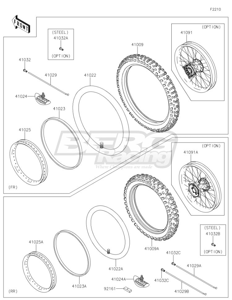 TIRE,RR,100/90-19 57M,MX51(D)