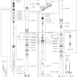 PIPE-FORK INNER,RH